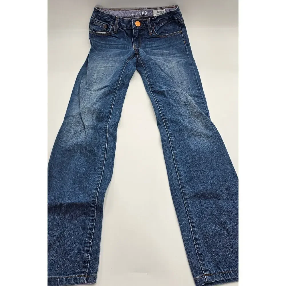 2 pair Gap/Old Navy Girl's Size 10 Regular Blue Jeans